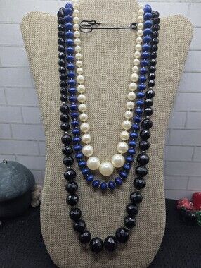 1405. Three Amazing Sets Of Faux Pearls